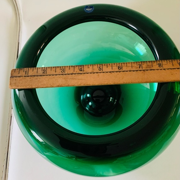 Royal Copenhagen Green Glass bowl - Picture 8 of 11
